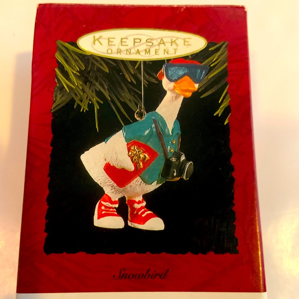Keepsake Vintage 1993 Hallmark Ornament “Snowbird” Goose